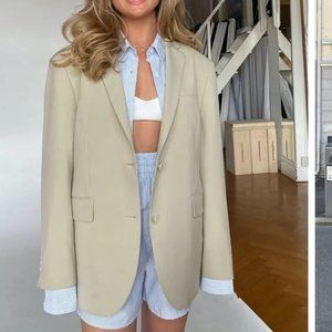 Djerf Avenue Forever Blazer Greige | S